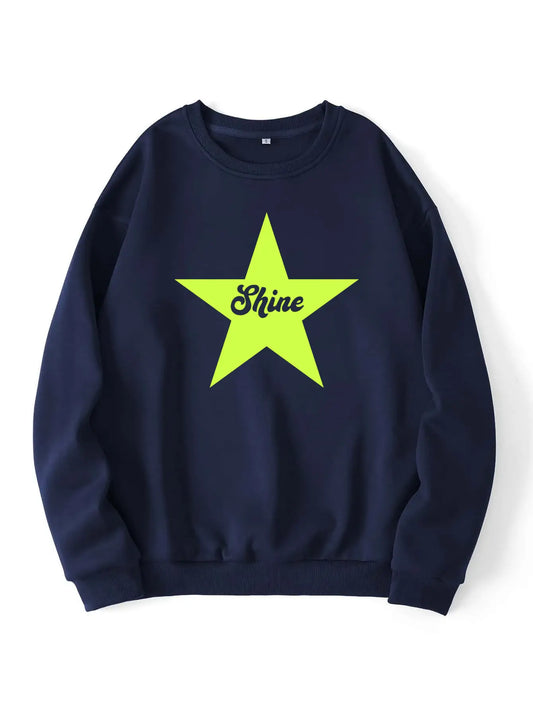 Women's Navy blue 'Shine' sweater