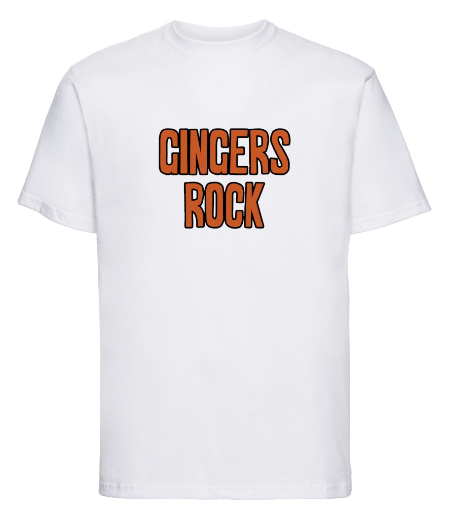 Mens Gingers Rock Tshirt.