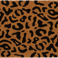 Black Leopard Print Coir Door Mat